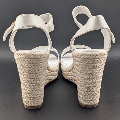 Vicki Vicki Women's Size 9 Open Toe 4-inch Wedge Platform Espadrilles SoleComfort.shoes