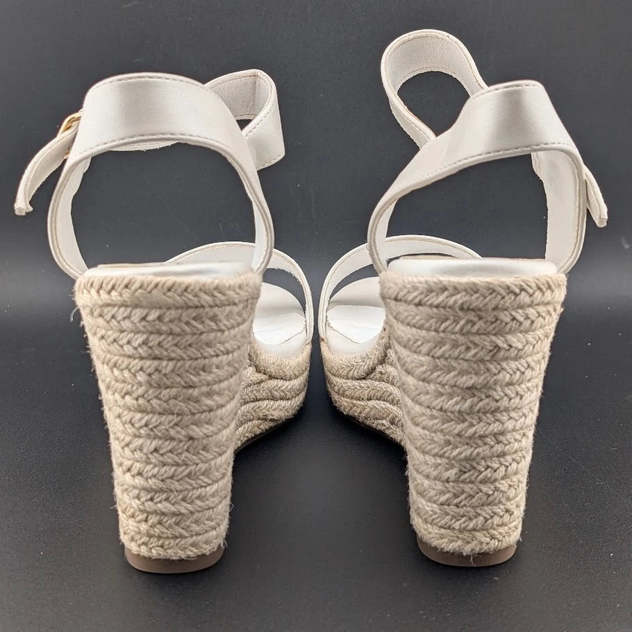 Vicki Vicki Women's Size 9 Open Toe 4-inch Wedge Platform Espadrilles SoleComfort.shoes