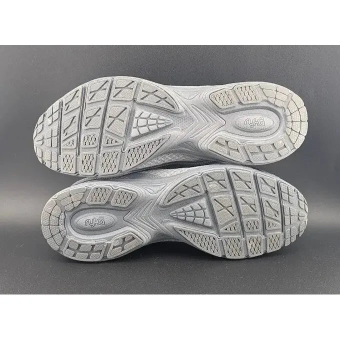 Women's Ryka Size 9W Womens Sky Walk Sneaker Shoe Grey/Aqua I46466M1020 - SoleComfort.shoes