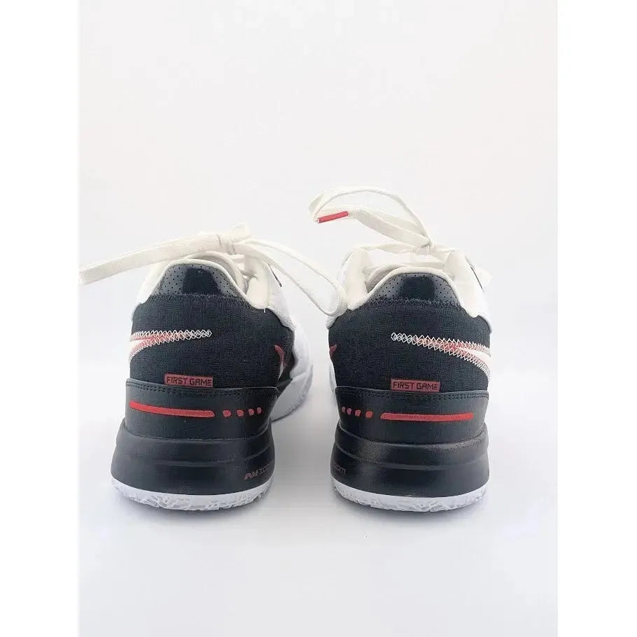 Imperfect: Nike LeBron NXXT Gen AMPD First Game Mens Size 8 White Black Red FJ1566 100 - SoleComfort.shoes