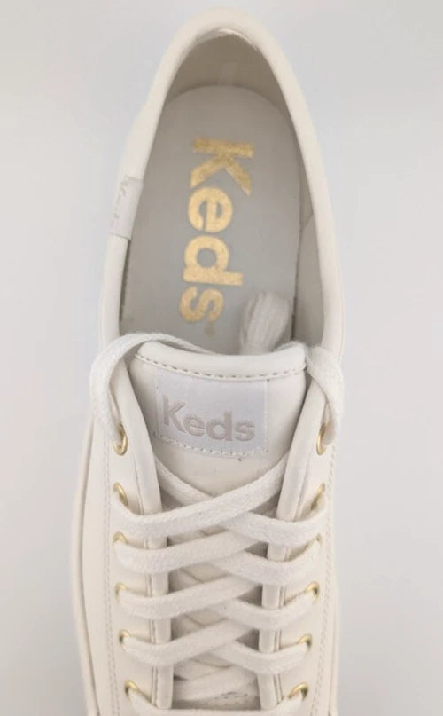 NEW Keds Triple Up Leather PIP/WT Go Athletic Platform Shoes Women's Size 8.5