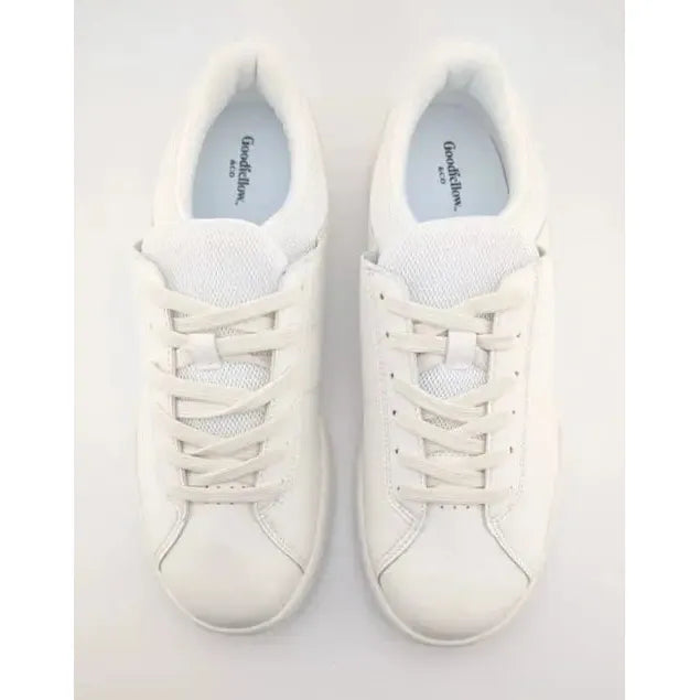 Men's Size 10 Scout Sneakers | Goodfellow & Co White PU Leather Cushy Insole Goodfellow