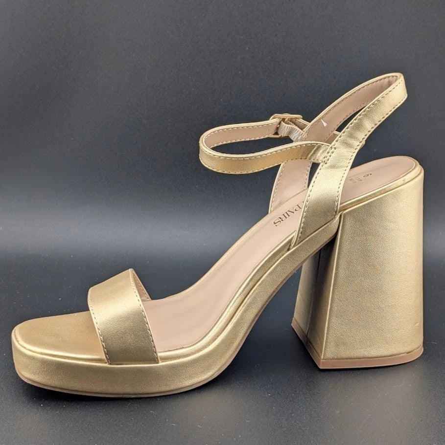 Dream Pairs Women Sz 9 Platform Chunky Heels Pumps College Style Party Wedding SoleComfort.shoes