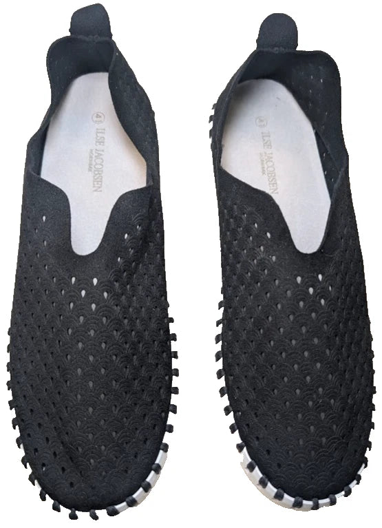 ILSE JACOBSEN HORNBÆK Women's Tulip 139 Black Slip-On Shoe Brand New Size 41 (9)