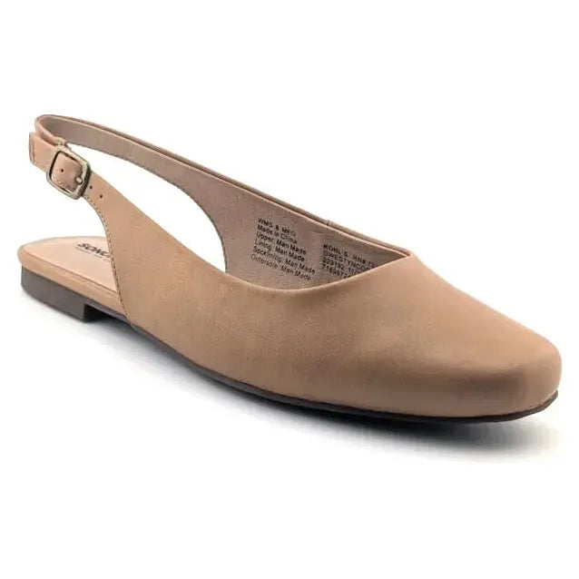 Sonoma Women's Size 8 or 8.5M Gwestyn Cognac Slingback Pointed Toe Ballet Flats Shoes Sonoma