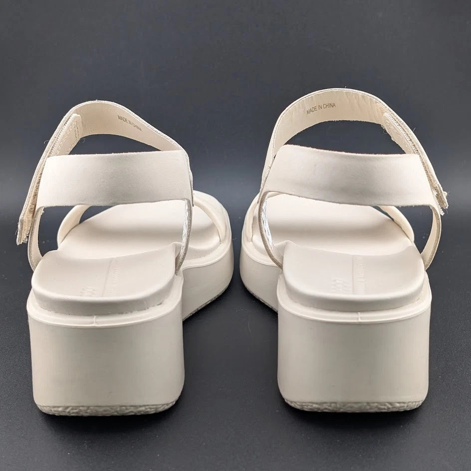 ECCO Women's Size 7-7.5 Flowt LX Wedge Sandal - Limestone - 273303-59113 SoleComfort.shoes