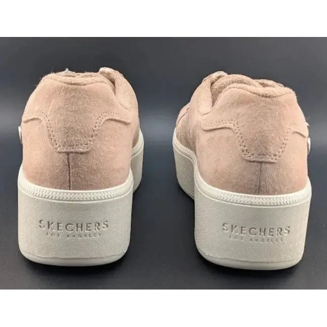 Skechers Womens Size 7.5 Martha Stewart Plateau Chic Lady Rose Suede Leather - SoleComfort.shoes