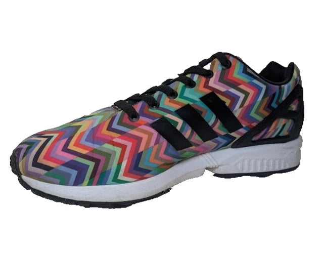 adidas Mens Size 11 ZX Flux Chevron Multicolor Torsion Lace-Up Sneaker B2539