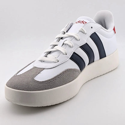 Men's adidas Barreda Size 10.5 - White Shadow Navy Scarlet SoleComfort.shoes