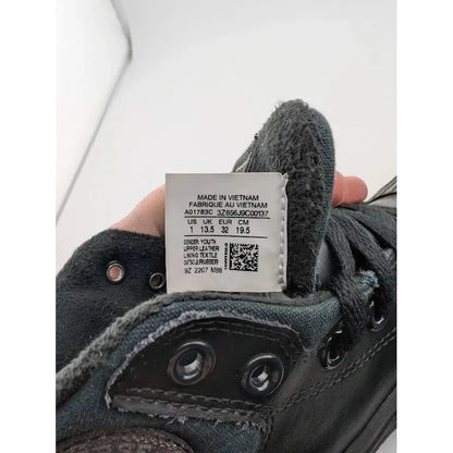 Unisex Converse Chuck Taylor Berkshire Youth HighTop Cold Fusion Triple Black 5Y Converse