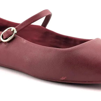 Pre-owned Kenneth Cole New York Womens Jasper Red Ballet Flats 7.5 Medium (B,M) SC2360 Kenneth Cole