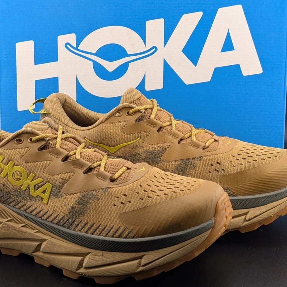 HOKA Skyline Float X Brown Pollen Hiking Shoes 114160-FLX Mens Size 11.5 Hoka