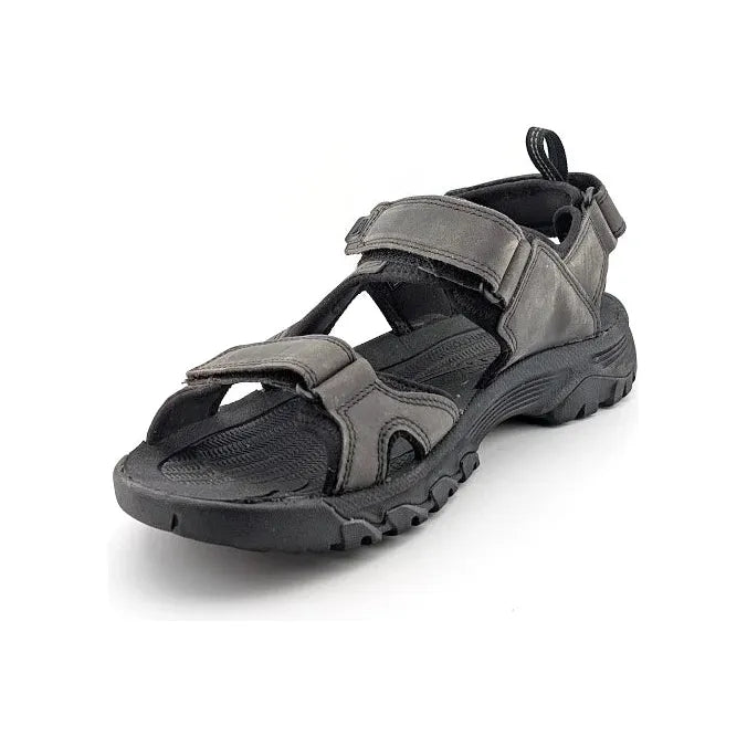 KEEN Men's Size 13 Targhee III Open Toe Sandal in Grey / Black (New w/ Defect) Keen